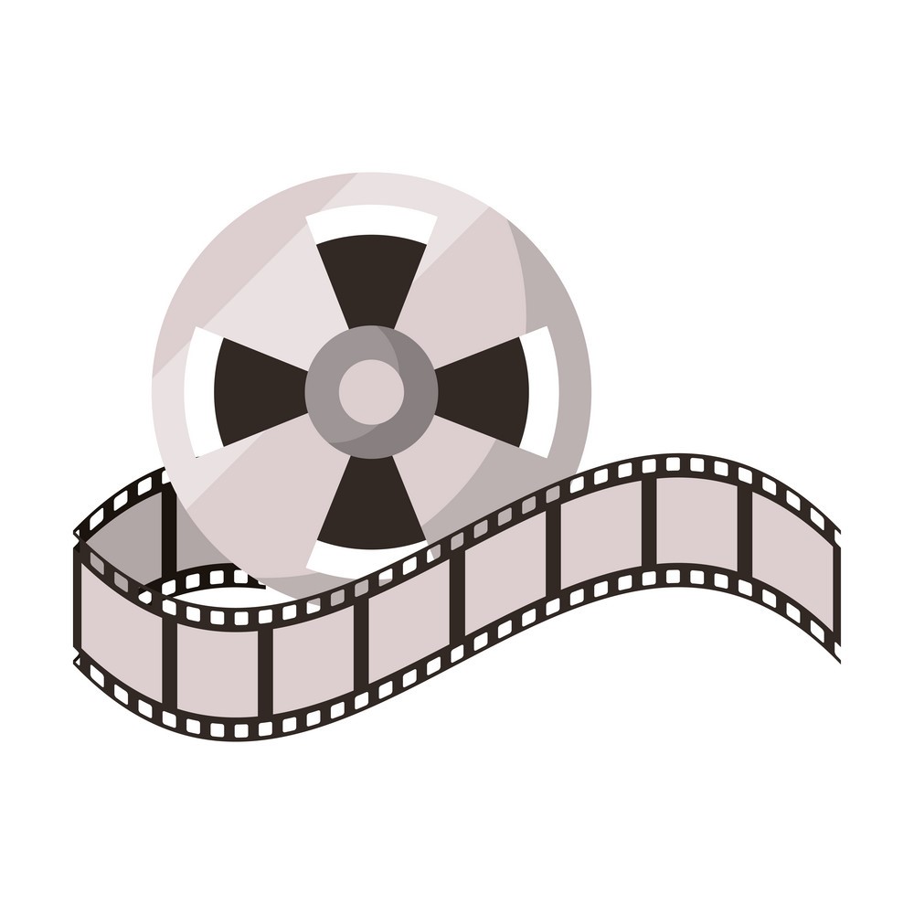Stock image of a movie reel